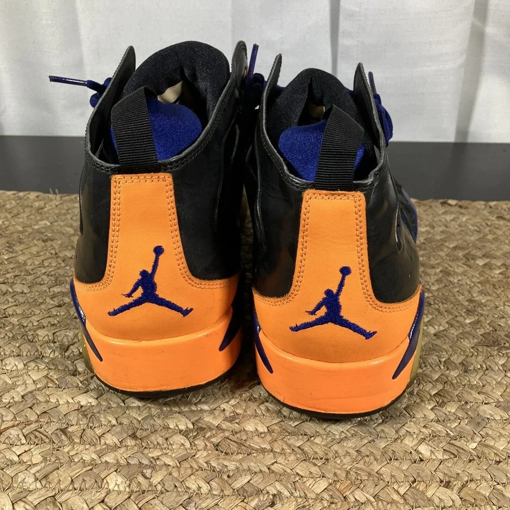 Sz 10 Nike‎ Air Jordan 555475 046 FLTCLB '91 Retro Sneaker  black Blue Orange